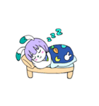 ウサギのYumiちゃん（個別スタンプ：15）