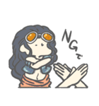 ダッキーの ONE PIECEスタンプ（個別スタンプ：19）