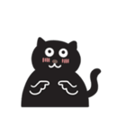 動く黒猫♥（個別スタンプ：2）