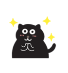 動く黒猫♥（個別スタンプ：3）