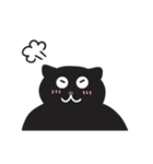 動く黒猫♥（個別スタンプ：6）