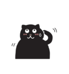 動く黒猫♥（個別スタンプ：8）