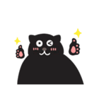 動く黒猫♥（個別スタンプ：9）