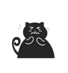動く黒猫♥（個別スタンプ：12）