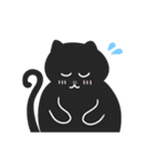 動く黒猫♥（個別スタンプ：15）