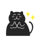 動く黒猫♥（個別スタンプ：17）