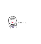 セーラ服のおんなの子たち（個別スタンプ：6）