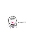 セーラ服のおんなの子たち（個別スタンプ：7）