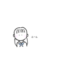 セーラ服のおんなの子たち（個別スタンプ：16）