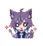 ねこきつねのちゃみ（個別スタンプ：3）