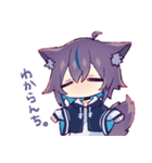 ねこきつねのちゃみ（個別スタンプ：4）
