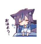 ねこきつねのちゃみ（個別スタンプ：7）