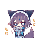 ねこきつねのちゃみ（個別スタンプ：9）
