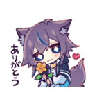 ねこきつねのちゃみ（個別スタンプ：13）