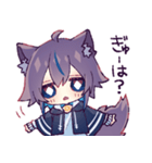 ねこきつねのちゃみ（個別スタンプ：16）