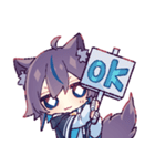 ねこきつねのちゃみ（個別スタンプ：22）