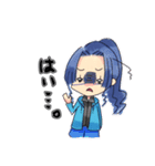 反応が異なる2人のスタンプ（個別スタンプ：18）
