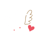 うさぎに夢中（個別スタンプ：1）