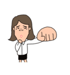 使いにくい！しゃくれのしゃく子としゃく男（個別スタンプ：10）
