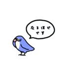 ゆるい敬語なコザクラインコ（個別スタンプ：17）