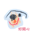 お絵かきキヨマン（4才）広東語Ver.（個別スタンプ：7）