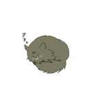 あしのみじかいねこ まめぞう（個別スタンプ：4）