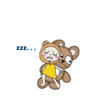 かぶっている きいろちゃん（個別スタンプ：5）