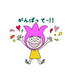 かぶっている きいろちゃん（個別スタンプ：11）