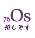 【でか文字】元素記号（個別スタンプ：19）