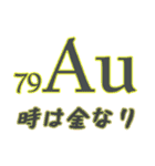 【でか文字】元素記号（個別スタンプ：20）