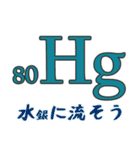 【でか文字】元素記号（個別スタンプ：21）