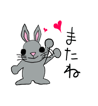 うさぎさんルーティーン（個別スタンプ：6）