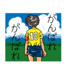 応援！サカママちゃん3（個別スタンプ：4）