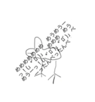 ハトぽスタンプ4 顔文字（個別スタンプ：4）