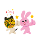 お花で遊ぼう14（個別スタンプ：10）