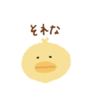 やる気ないくまとうさぎとひよこ（個別スタンプ：5）