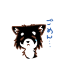 黒＆白チワワ（個別スタンプ：2）