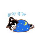 黒＆白チワワ（個別スタンプ：7）