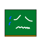 黒板の落書き風スタンプ（個別スタンプ：24）