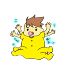 おしゃぶりボーダー（個別スタンプ：1）