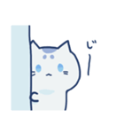 まろまゆのしろいねこ（個別スタンプ：4）