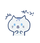まろまゆのしろいねこ（個別スタンプ：5）