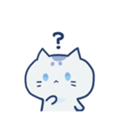 まろまゆのしろいねこ（個別スタンプ：8）