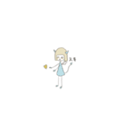 ブロンドデビルちゃん（個別スタンプ：34）