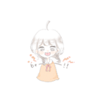 みつあみ がーる（個別スタンプ：4）