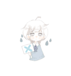みつあみ がーる（個別スタンプ：5）