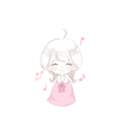 みつあみ がーる（個別スタンプ：21）