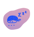葉っぱのてづくりスタンプ①（個別スタンプ：6）