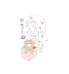 ゆるふわ乙女とくまねこコンビ（個別スタンプ：25）