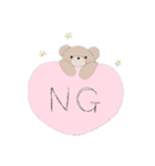 ゆるふわ乙女とくまねこコンビ（個別スタンプ：36）